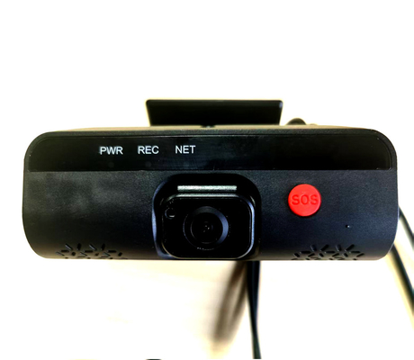 Reconnaissance faciale du conducteur Tableau de bord 4G Dashcam Double caméra AI ADAS DMS