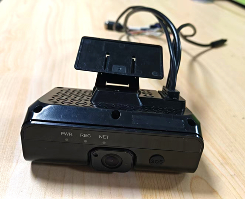 Reconnaissance faciale du conducteur Tableau de bord 4G Dashcam Double caméra AI ADAS DMS