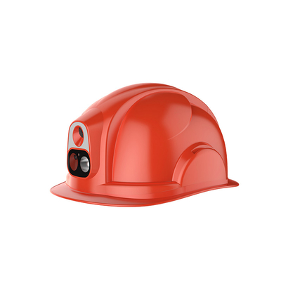 Hardhat de suivi GPS 4G robuste pour le chantier de construction portée de mise au point 0,5 m à l'infini -20 ° C à 60 ° C