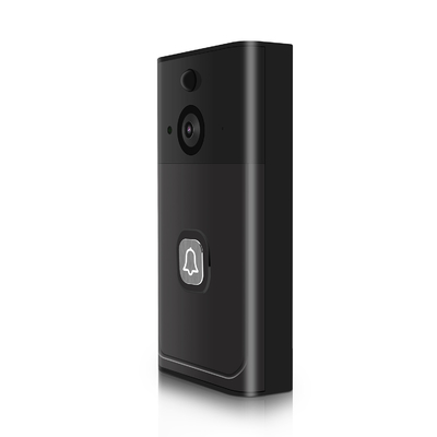 Format codé H.264 et support de vision nocturne avec batterie de sonnette vidéo sans fil incluse pour la sécurité à domicile