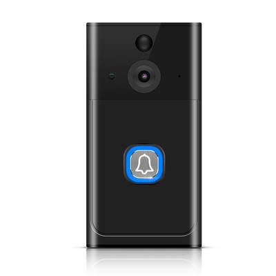 Format codé H.264 et support de vision nocturne avec batterie de sonnette vidéo sans fil incluse pour la sécurité à domicile