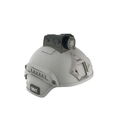 Caméra de casque de sécurité tactique en direct avec WiFi 2,4 GHz et débit vidéo 256kbps-8Mbps