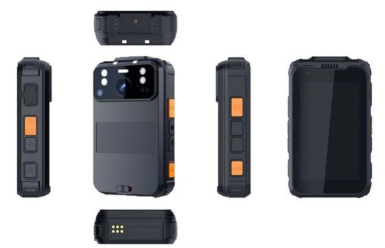 Android 13 Système 1440p Caméra corporelle personnelle Wifi IP66 5g 4G 64GB RAM ROM 4G 64GB 5G Prise en charge