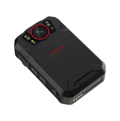 Enregistreur d'application de la loi 4G WiFi, écran tactile 2,4 pouces, système Android 8.1, batterie 2500 mAh, LED SOS, LED rouge et bleue
