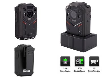 3100 MAH Battery Police Body Cameras, caméra visuelle de corps de Wifi de format