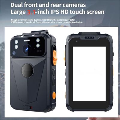 4G Wifi en direct GPS Tracking Caméra portée sur le corps PTT Interphone