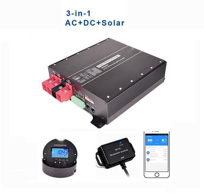 Chargeur triple batterie B2B 60A, AC-DC 40A, MPPT solaire 430W