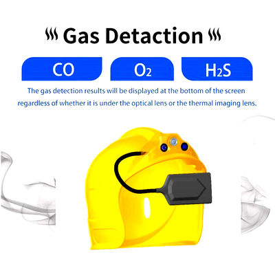 Casque de pompier à imagerie thermique caméra infrarouge