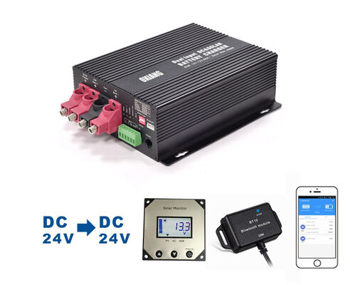 2026 Nouveau chargeur de batterie solaire à double entrée en courant continu 24V-24V B2B 50A MPPT 30A