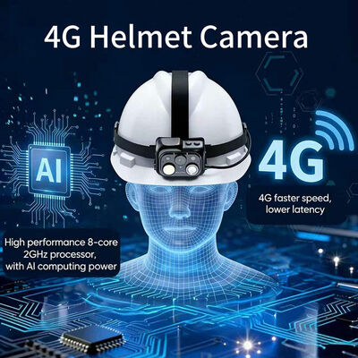 La caméra de la lampe de tête 4G Wifi Onvif Rtsp Vms Live Video