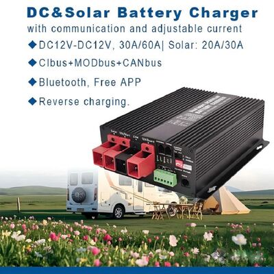12V 30A 60A Chargeur de batterie solaire à courant continu Cibus Modbus