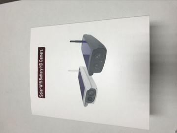 Batterie solaire imperméable extérieure de la caméra de sécurité IP67 de Wifi 140 degrés de grande-angulaire