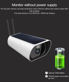 caméra de sécurité solaire de 1080P 4G Wifi Ourdoor IP67 avec la détection de mouvement de vision nocturne