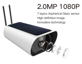 carte extérieure solaire des vidéos surveillance 850nm IR Ray Support 64GB TF de 3/4G HD