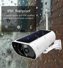 Capteur de la batterie 1080P COMS de la distance 850nm IR Ray Wifi Security Camera Solar de nuit