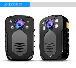 Caméras légères blanches de corps de police de LED avec degrés grands-angulaires de résolution de 4K 2K des 140