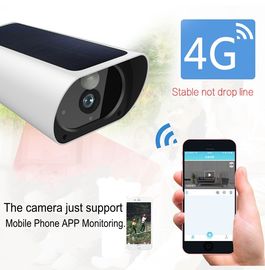 caméra imperméable extérieure de la vision IP67 nocturne de la télévision en circuit fermé 4G de la caméra 10400 de Mah Li-Battery Solar Security de caméra sans fil solaire d'IP