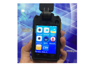 la caméra usée de corps de la police 4G/2,8 pouces examinent la caméra de sécurité imperméable d'IP66 Wifi que 140 degrés pêchent