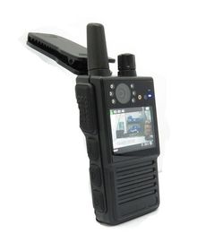 Caméra de corps de talkie-walkie avec la caméra audio de corps de 2 polices 3/4G de manière avec l'appui Live Streaming Monitor de caméra d'interphone
