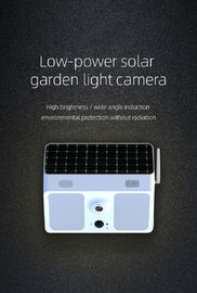 La caméra solaire de Wifi de surveillance avec détectent le mouvement 1080P Pir Light Camera With Remove que le contrôle soutient le stockage 64GB maximum