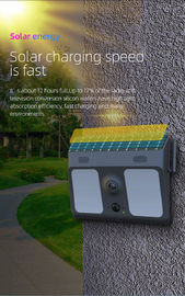 La caméra solaire de Wifi de surveillance avec détectent le mouvement 1080P Pir Light Camera With Remove que le contrôle soutient le stockage 64GB maximum
