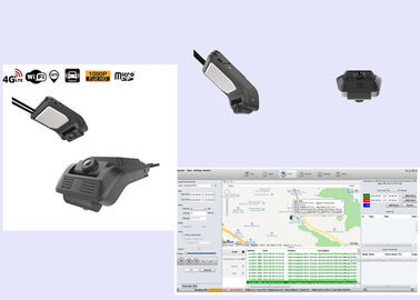 Lentille à canal double du véhicule DVR Dashcam double avec le magnétoscope de caméra d'avant et de Rearview
