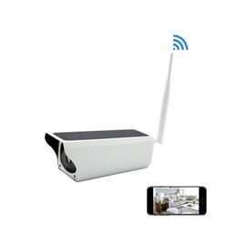 Caméra de sécurité à piles de Wifi avec l'audio de manière de la vision nocturne 2 de panneau solaire
