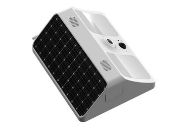WiFi solaire Pir Floodlight With Camera Battery sans fil a actionné la pleine sécurité extérieure visuelle de HD