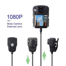 caméras usées de la police 1296P avec la photo visuelle audio enregistrant l'affichage 2inch