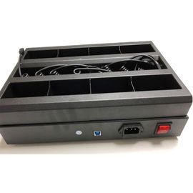 Base de remplissage en aluminium de station d'accueil universelle de 8 ports pour l'enregistreur de caméra de corps de police
