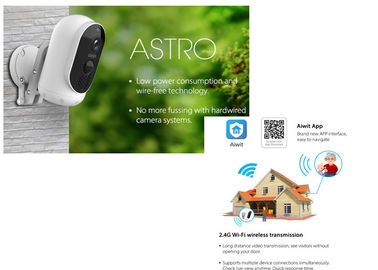 surveillance audio PIR Motion Detection Carte SD de degré de sécurité de caméra d'IP de 1080P WiFi de batterie de caméra sans fil extérieure de charge