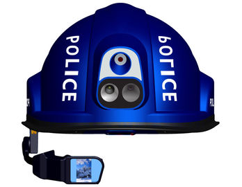 Caméra thermique de casque de sécurité d'images/casque de mesure température futée
