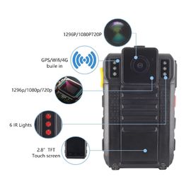 4G Android Police si vision nocturne visuelle le port de caméra de poche de corps pour des civils