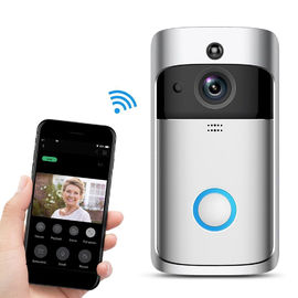 Porte Bell visuelle sans fil d'anneau d'IP 720p de caméra de sonnette de WiFi avec la fonction visuelle d'interphone