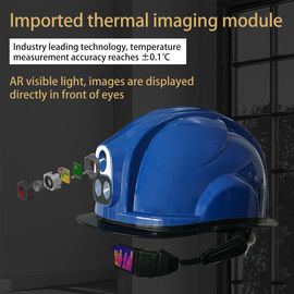 Le visage identifient la vérification d'identité de caméra de casque de formation d'images thermiques d'AI