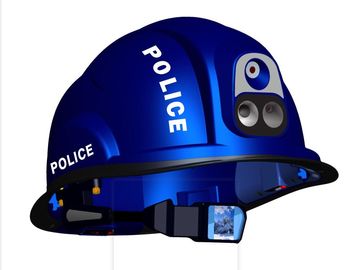 Moto thermique infrarouge caméra de casque de sécurité de 2,4 pouces