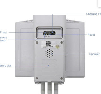 Caméra de batterie solaire de Live Streaming Monitor HD 4G