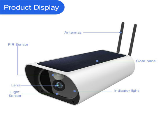 Caméra imperméable solaire sans fil de la caméra IR Wifi de consommation de puissance faible avec la caméra extérieure de fonction de PIR
