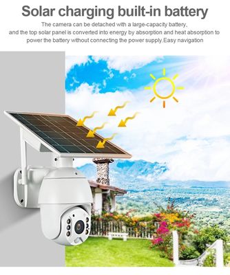 Caméra sans fil d'IP 4G de la vision nocturne IP67 8W Ubox d'IR