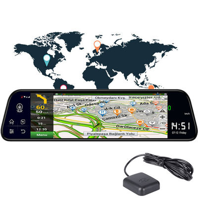 Android8.1 caméscope 800mah de la navigation ADAS de la voiture DVR 1080P GPS