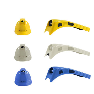 Caméra jaune de construction de casque de masques d'ABS de couleur de GPS WIFI pour l'ingénierie d'industrie