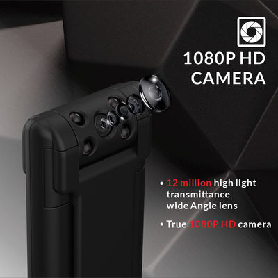 AVI 180 vision nocturne de Flip Police Worn Camera 1080P 30fps de degré