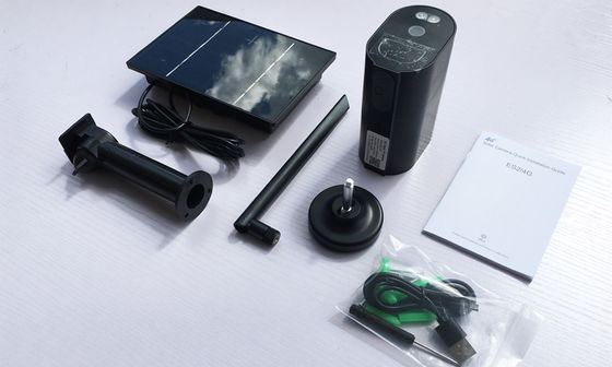 caméra de réseau 4W de la caméra de sécurité PTZ POE de 1080P 20fps PIR 4G Wifi avec les panneaux solaires