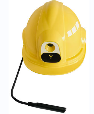 Les ABS jaunes de caméra de casque de sécurité emploient extensivement dans la moto extrayant la dent bleue électrique SOS 3G 4G Wifi d'industrie du bâtiment