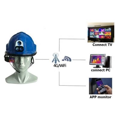 Caméra de mesure de casque de la température 4G futée à la maison avec Android 7.1Bluetooth4.0 GPS