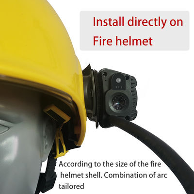 Lumière menée par enregistrement vidéo de Wifi GPS de détection de Multi-gaz de caméra de casque de sapin de la sécurité 4G