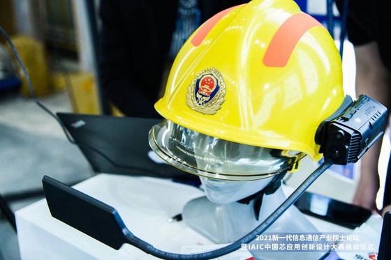Lumière menée par enregistrement vidéo de Wifi GPS de détection de Multi-gaz de caméra de casque de sapin de la sécurité 4G