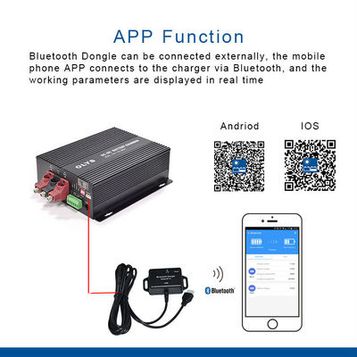 IOS de Bluetooth Android de contrôleur de chargeur de batterie de 12V 60A DC-DC pour le rv