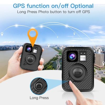 Les caméras usées de police de H.264 MP4 MPEG4 CMOS imperméabilisent IP67 0,91" affichage à cristaux liquides