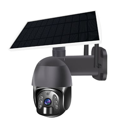 Caméra de sécurité extérieure H265 Tuya HD de WIFI PIR Solar Panel Dome PTZ